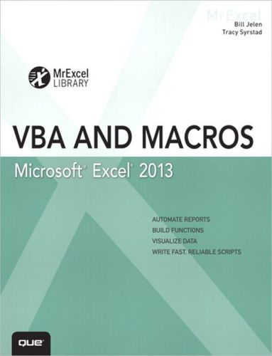 Excel 2013 VBA and Macros