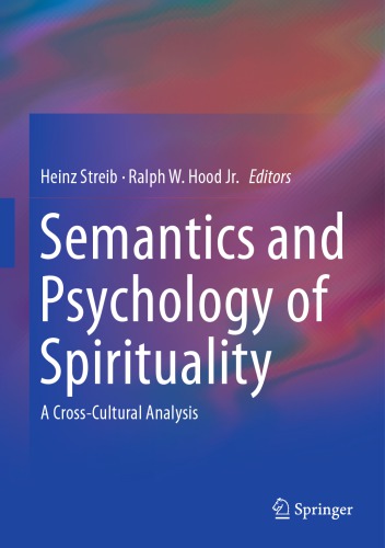 Semantics and Psychology of Spirituality: a Cross-Cultural Analysis