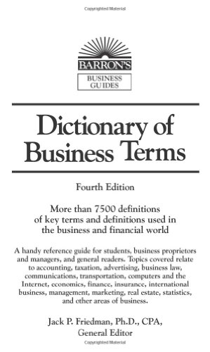 Dictionary of Business Terms