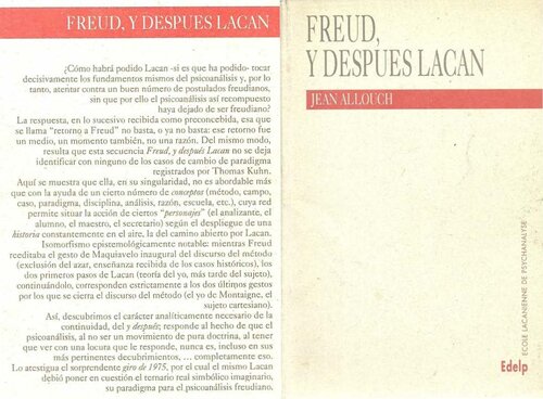 Freud, y después Lacan