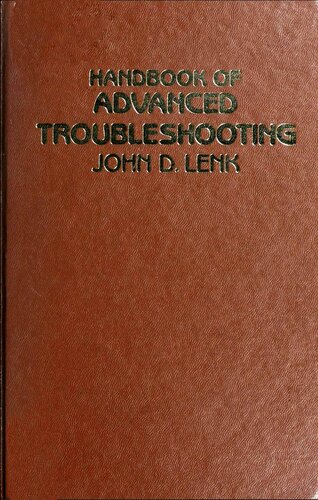 Handbook of advanced troubleshooting