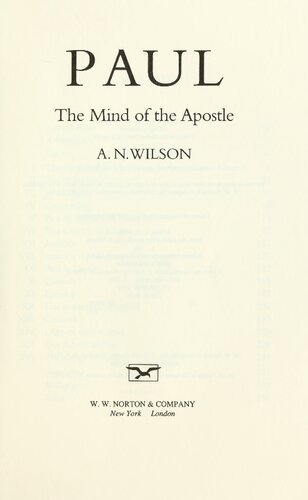 Paul: The Mind of the Apostle