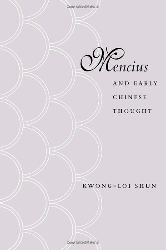 Mencius and Early Chinese Thought