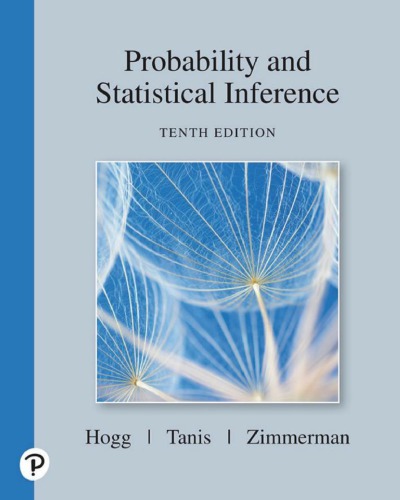 Probability and Statistical Inference (10th Edition)