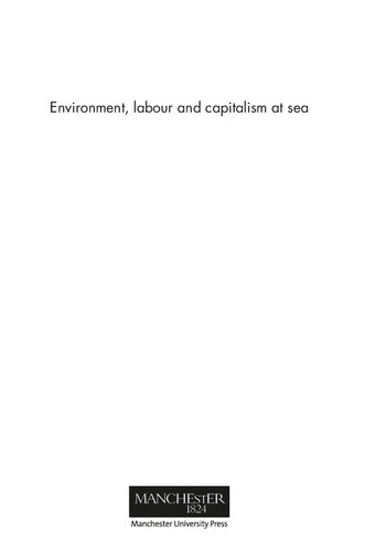 Environment, Labour and Capitalism at Sea: 