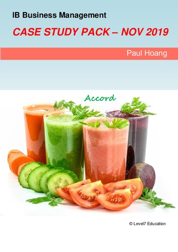 Case Study Pack - Accord - November 2019