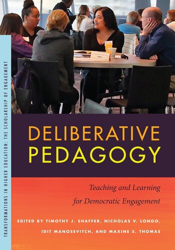 Deliberative Pedagogy (Transformations in Higher Education)