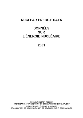 NUCLEAR ENERGY DATA DONN ´ EES SUR L’ ´ ENERGIE NUCL ´ EAIRE