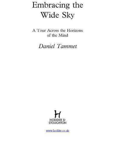 Embracing the wide sky: a tour across the horizons of the mind