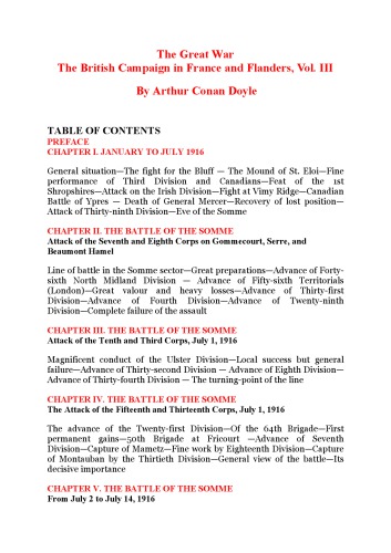 History of the great war volume 3