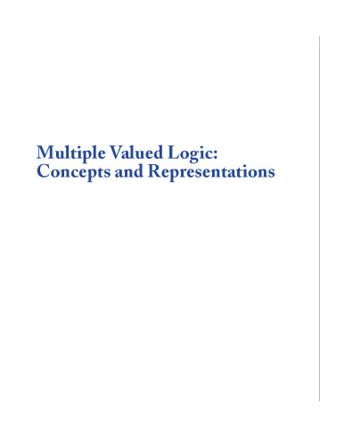 Multiple Valued Logic: Concepts and Representation