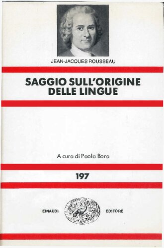 Saggio sull'origine delle lingue