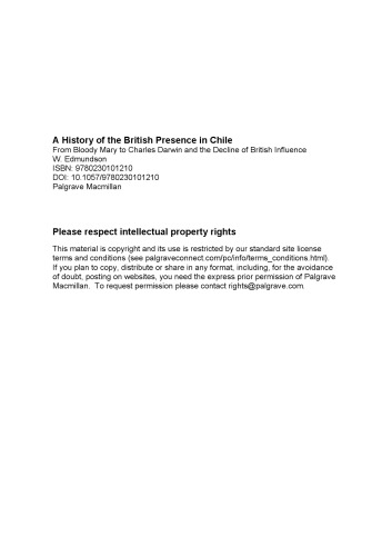 A history of the British presence in Chile: from Bloody Mary to Charles Darwin and the decline of Britain influence