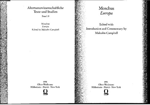 Moschus: Europa