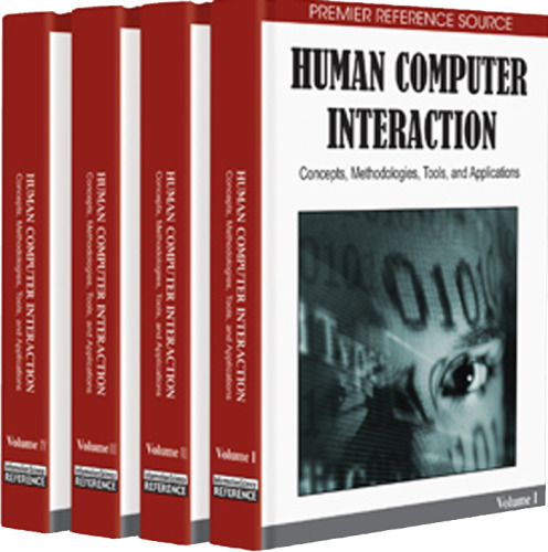 Human Computer Interaction: Concepts, Methodologies, Tools and Applications