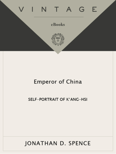 Emperor of china: self-portrait of k'ang-hsi