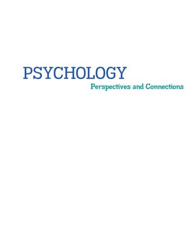 Psychology: Perspectives and Connections