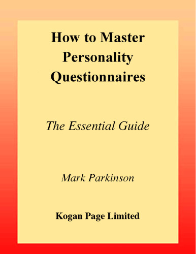 How to Master Personality Questionnaires: And Discover Which Career is Best for You!