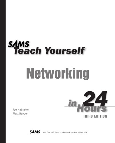 Sams teach yourself networking in 24 hours