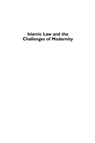 Islamic law and the challenges of modernity