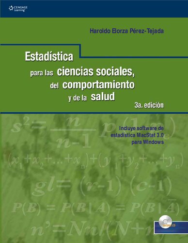 Estadística para las ciencias sociales, del comportamiento y de la salud (3a. ed.).