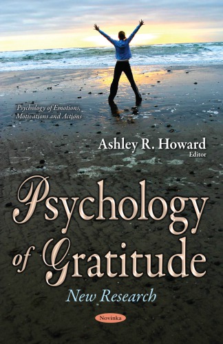 Psychology of gratitude: new research
