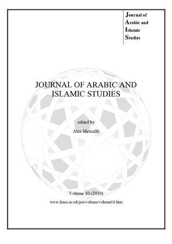 Journal of Arabic and Islamic Studies. Volume 10