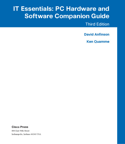 IT Essentials: PC Hardware and Software Companion Guide