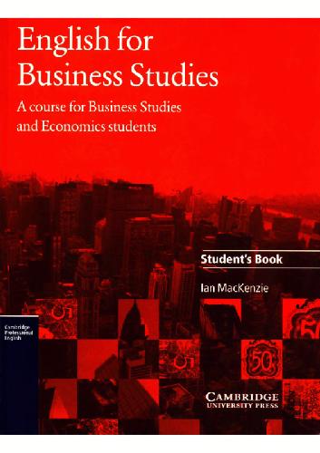 English for Buisness Studies