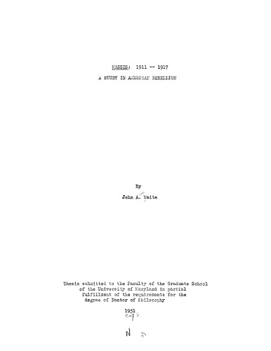 Masses: 1911-1917; a study in American rebellion