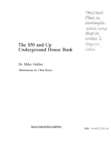 The Fifty Dollar and Up Underground House Book