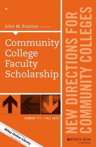 Community college faculty scholarship