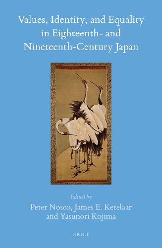Values, Identity, and Equality in Eighteenth- and Nineteenth-Century Japan