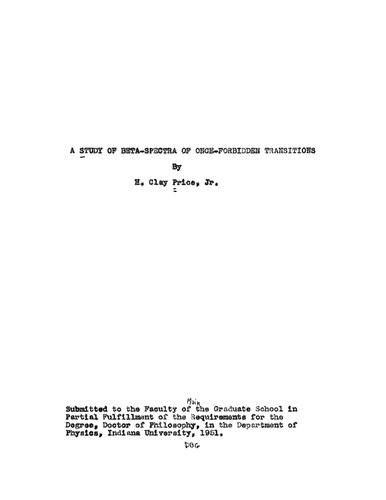 A study of beta-spectra of once-forbidden transitions
