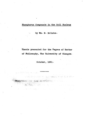 Phosphorus Compounds in the Cell Nucleus