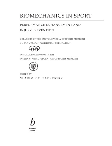 Biomechanics in Sport: Performance Enhancement and Injury Prevention