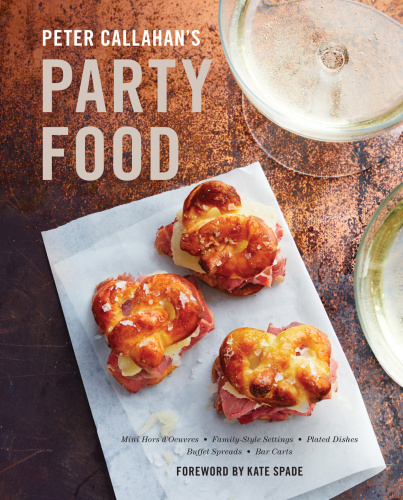 Peter Callahan's party food: mini hors d'oeuvres, family-style settings, plated dishes, buffet spreads, bar carts