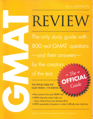 The Official Guide for GMAT Review