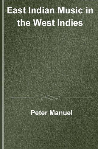 East Indian Music in the West Indies