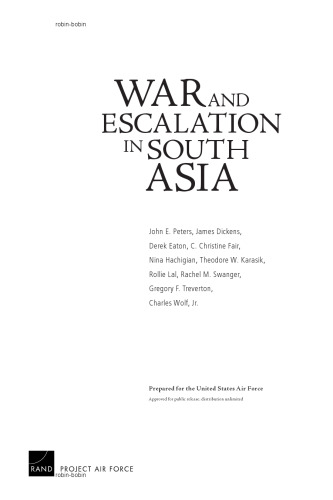 War and Escalation in South Asia
