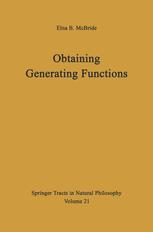 Obtaining Generating Functions