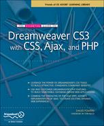 The Essential Guide to Dreamweaver CS3 with CSS, Ajax, and PHP
