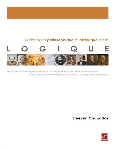 Dictionnaire philosophique et historique de la logique