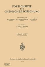 Fortschritte der Chemischen Forschung Volume 3