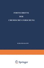 Fortschritte der Chemischen Forschung Volume 2