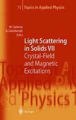 Light Scattering in Solids VII: Crystal-Field and Magnetic Excitations