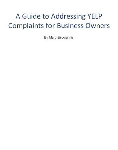 A Guide to Addressing Yelp Complaints for Business Owners