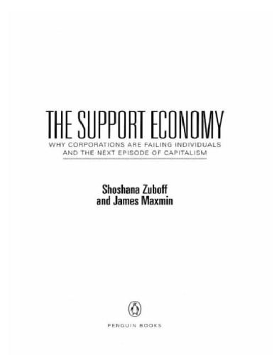The Support Economy