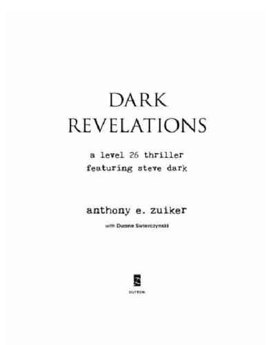 Dark revelations: a Level 26 thriller featuring Steve Dark