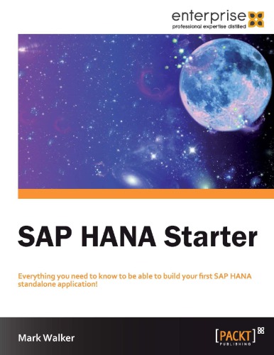 SAP HANA starter: everything you need to know to be able to build your first SAP HANA standalone application!